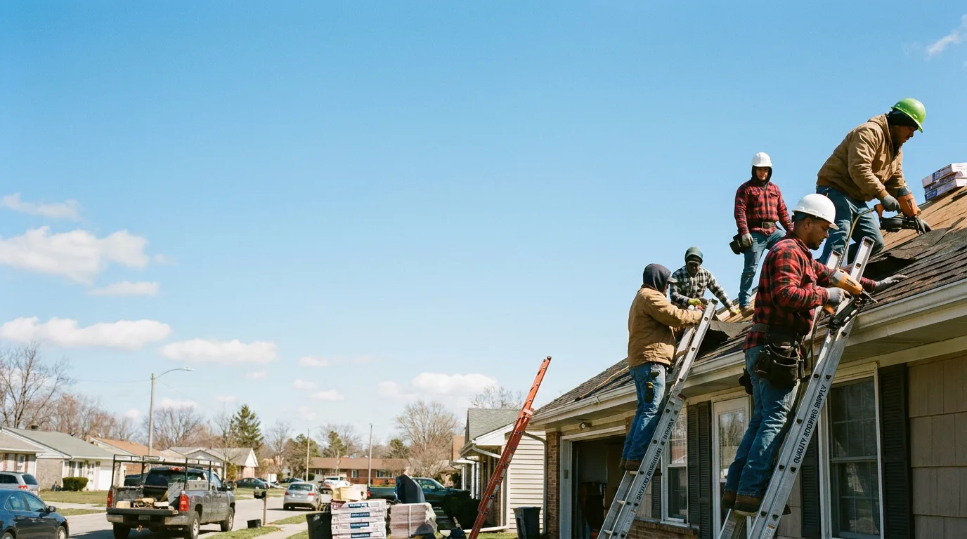 Roofing in West York, IL near me